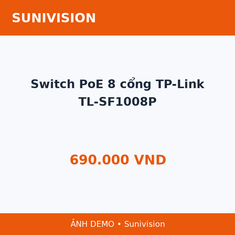 Switch PoE 8 cổng TP-Link TL-SF1008P