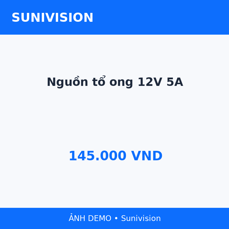 Nguồn tổ ong 12V 5A