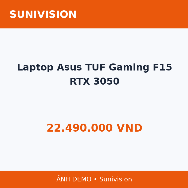 Laptop Asus TUF Gaming F15 RTX 3050